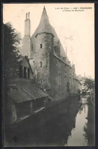 AK Vendôme, L`Hôtel du Saillant et son reflet sur l`eau