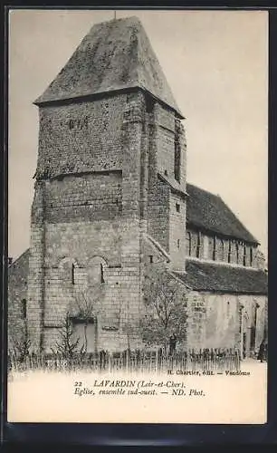 AK Lavardin, Église, ensemble sud-ouest