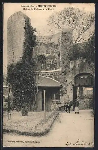 AK Montrichard, Ruines du Château, Le Tivoli