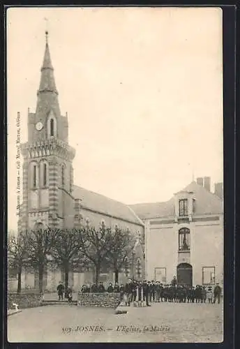 AK Josnes, L`Église et la Mairie