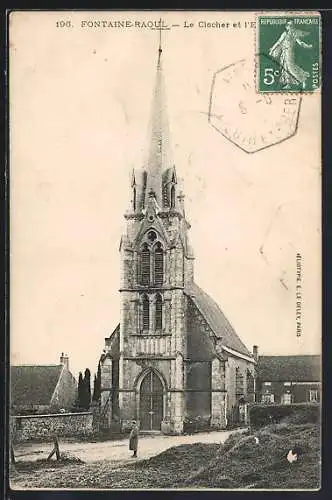 AK Fontaine-Raoul, Le Clocher et l`Église