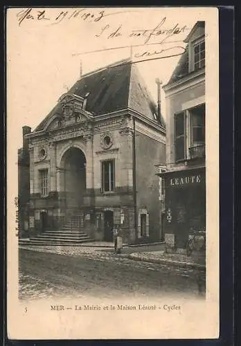 AK Mer, La Mairie et la Maison Léauté, Cycles