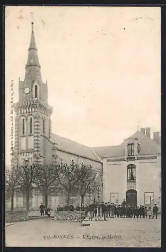 AK Josnes, L`Église et la Mairie