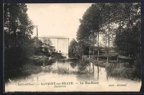 AK Savigny-sur-Braye, Le Bas-Rosay (laiterie)