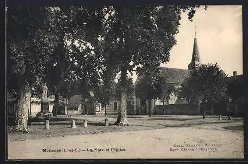 AK Meusnes, La Place et l`Église