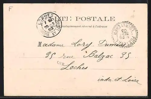 AK Fréteval, Les Pontières et vue générale du village