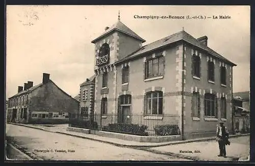 AK Champigny-en-Beauce, La Mairie