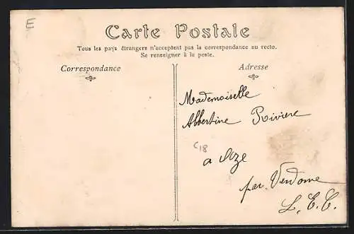 AK Mondoubleau, Vue sur le Donjon