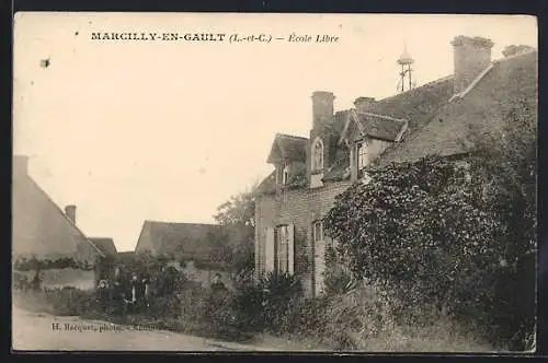 AK Marcilly-en-Gault, École Libre