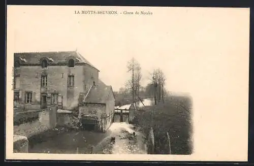 AK La Motte-Beuvron, Chute du Moulin