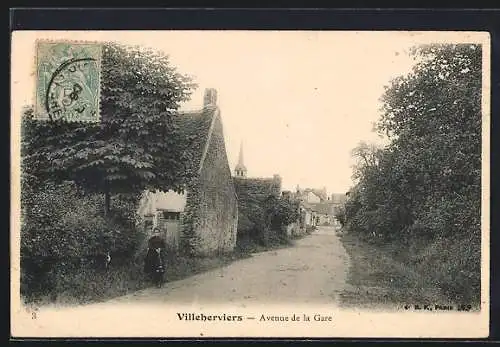 AK Villeherviers, Avenue de la Gare