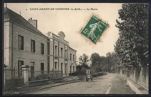 AK Saint-Amant-de-Vendôme, La Mairie