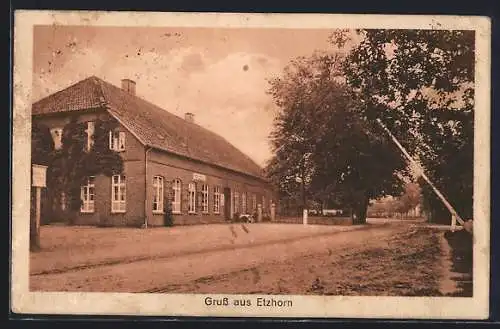 AK Etzhorn /Oldbg., Gasthaus Etzhorner Krug, Bes. F. Stührenberg