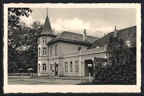 AK Oldenburg-Donnerschwee / O., Schütts Gaststätte Grüner Hof, Bes. Fritz Schütt