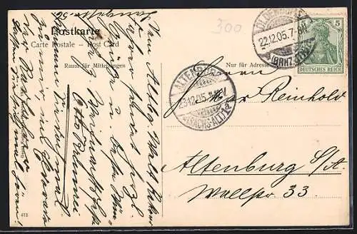 AK Oldenburg / O., Partie in der Gartenstrasse