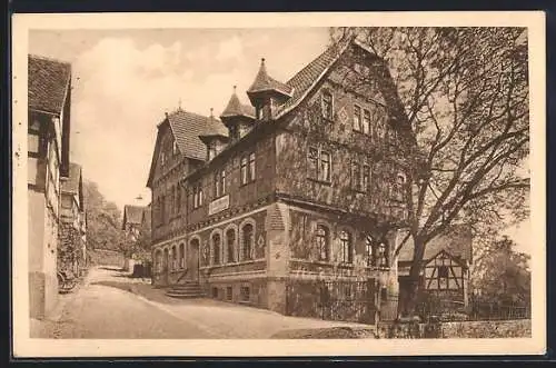 AK Nordeck, Gasthaus und Pension Zur Burg Nordeck, Bes. Hch. Stelzenbach