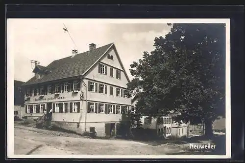 AK Neuweiler / Württ., Gasthaus zum goldnen Lamm