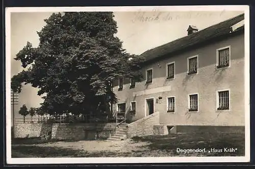 AK Deggendorf, Gasthaus zum Kräh im Sonnenschein