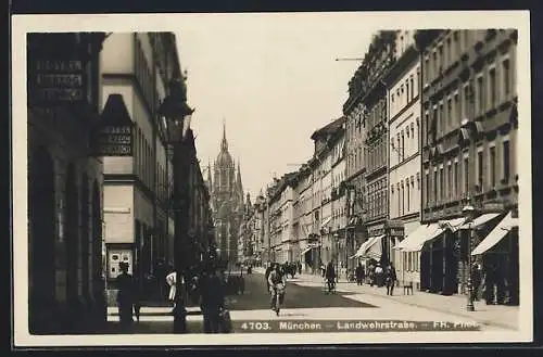 AK München, Hotel Herzog Heinrich in der Landwehrstrasse