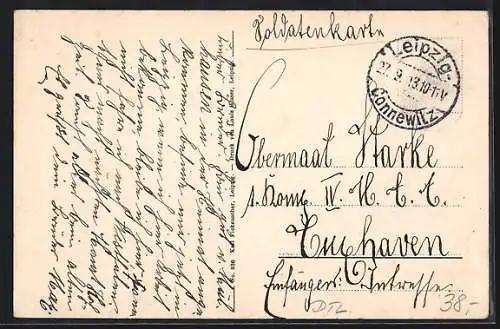 AK Leipzig-Lössnig, Wohnhäuser in der Zehmisch-Strasse