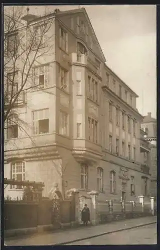 Foto-AK Würzburg, Haus in der Schönleinstrasse 3, Wohnung von Ruffins