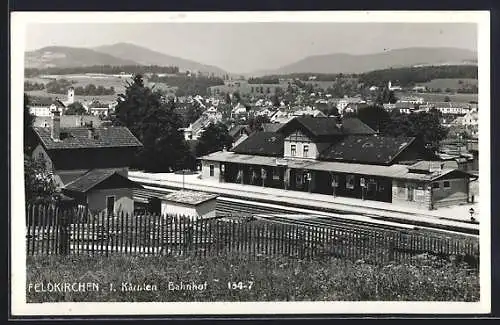 AK Feldkirchen i. Kärnten, Blick zum Bahnhof