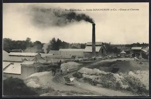 AK La Guerche, Usine Boucheron et Cie., Chaux et Ciments