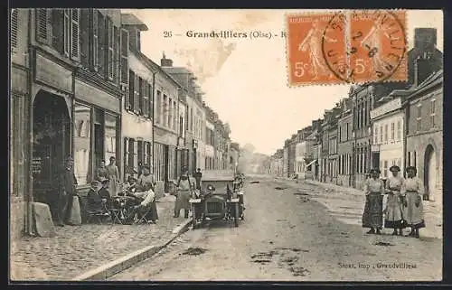 AK Grandvilliers, Rue d`Aumale