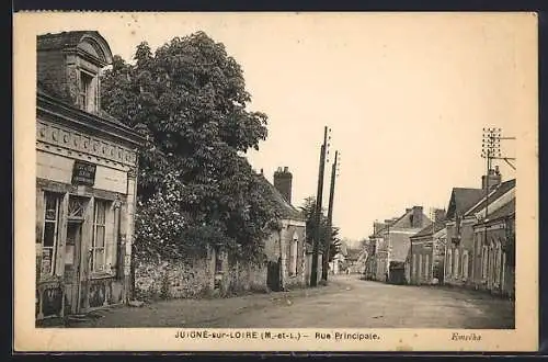 AK Juigne-sur-Loire, Rue Principale