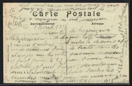 AK Saint-Vaast-les-Mello, Les Carrières, Steinbruch