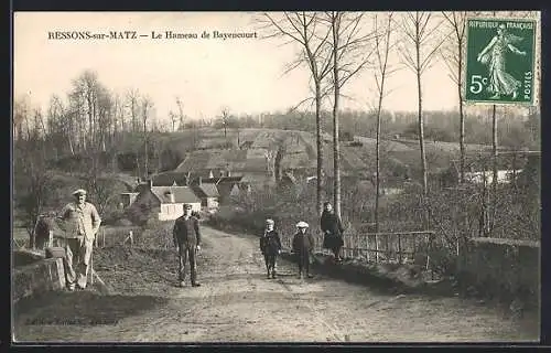 AK Ressons-sur-Matz, le Hameau de Bayencourt