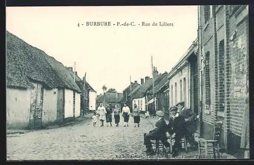 AK Burbure, Rue de Lillers