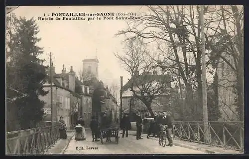 AK Pontailler-sur-Saone, Entrée de Pontailler par le Pont Saint-Jean