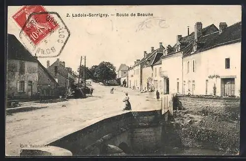 AK Ladoix-Serrigny, Route de Beaune, Strassenpartie