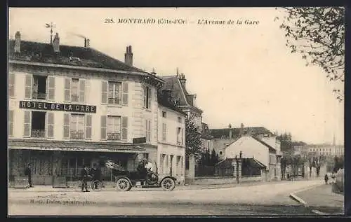 AK Montbard, L`Avenue de la Gare