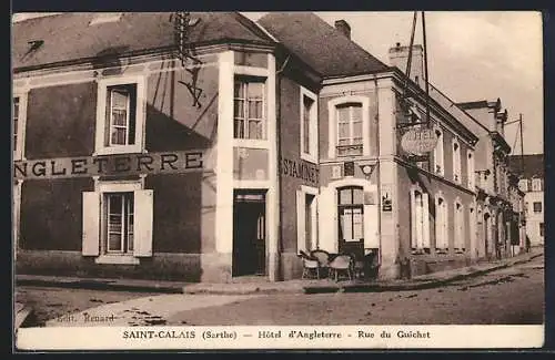 AK Saint-Calais, Hotel d`Angleterre, Rue du Guichet