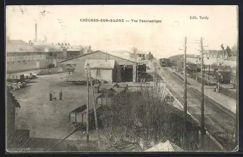 AK Créches-sur-Saone, Vue Panoramique