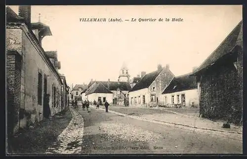 AK Villemaur, Le Quartier de la Halle