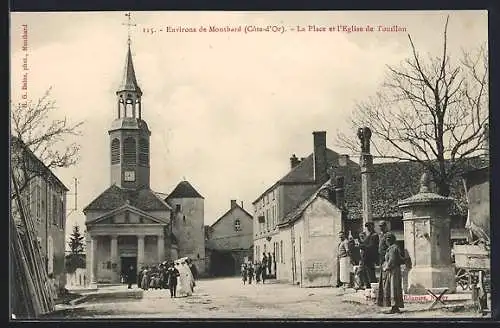 AK Touillon, La Place et l`Eglise, Kirche