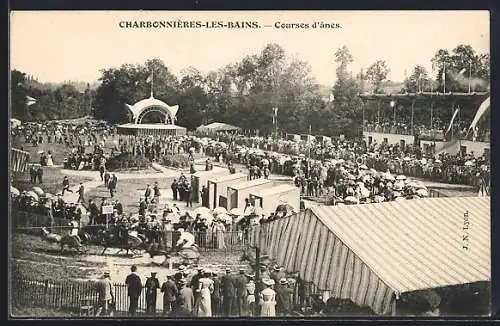 AK Charbonnières-les-Bains, Courses d`ânes