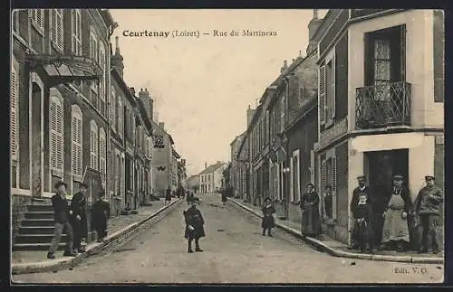 AK Courtenay, Rue du Martineau