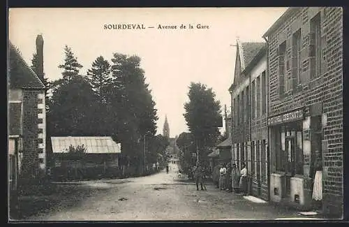 AK Sourdeval, Avenue de la Gare