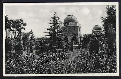 AK Ondrejov, Zalov, Hvezdárna bratrí Josefa a Jana Frice, venovaná Karlove universite 1928