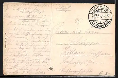 AK Breslau, Partie am Hauptbahnhof