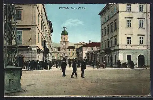 AK Fiume, Torre Civica, Strassenpartie