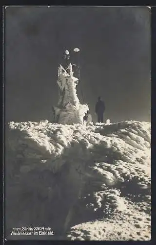 AK Säntis, Windmesser im Eiskleid