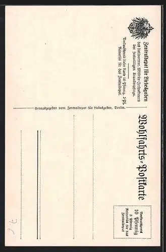 AK Generalleutnant Ludendorff mit Blauem Max