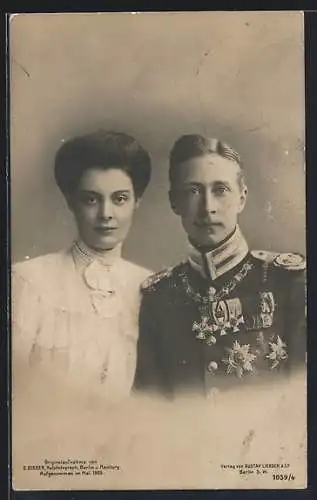 AK Kronprinzessin Cecilie und ihr Gatte