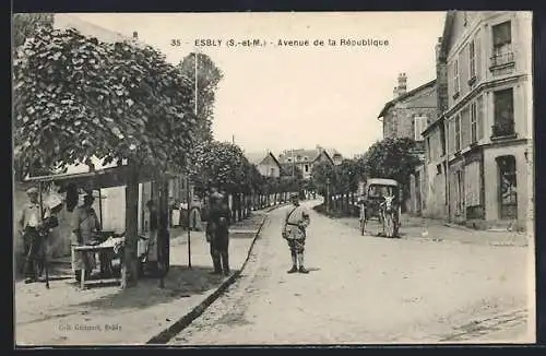 AK Esbly, Avenue de la République