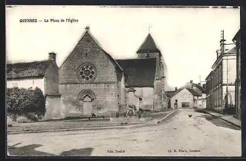 AK Quennes, La Place de l`Eglise, Strassenpartie